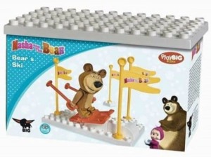 Niedźwiedź na nartach Masha & The Bear 57097 SKLEP 24H ŁÓDŹ FVAT23%
