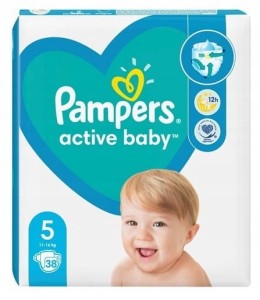 Pieluchy Pampers Active Baby 5 - 11-16kg 38szt