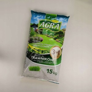 Wieloskładnikowy nawóz do trawników 15 kg AGRA 