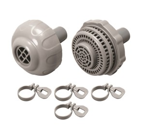 Grzybki koszyki sitka fitrujące do basenu i pompy Bestawy + 4szt  zaciski klamry