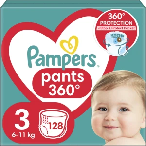 Pampers Pieluchomajtki Pants Rozmiar 3 128Szt