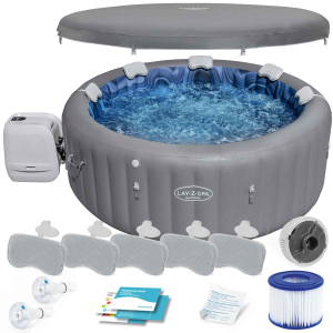 SPA ogrodowe Bestway Santorini HydroJet 6001T Pro 7 osób Wi-Fi LED 216x80cm