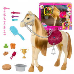 Barbie Tańczący koń Interaktywna zabawka konik Zestaw Zabawka HXJ42